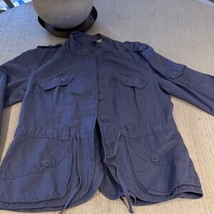 Divided Utility Jacket in Grey